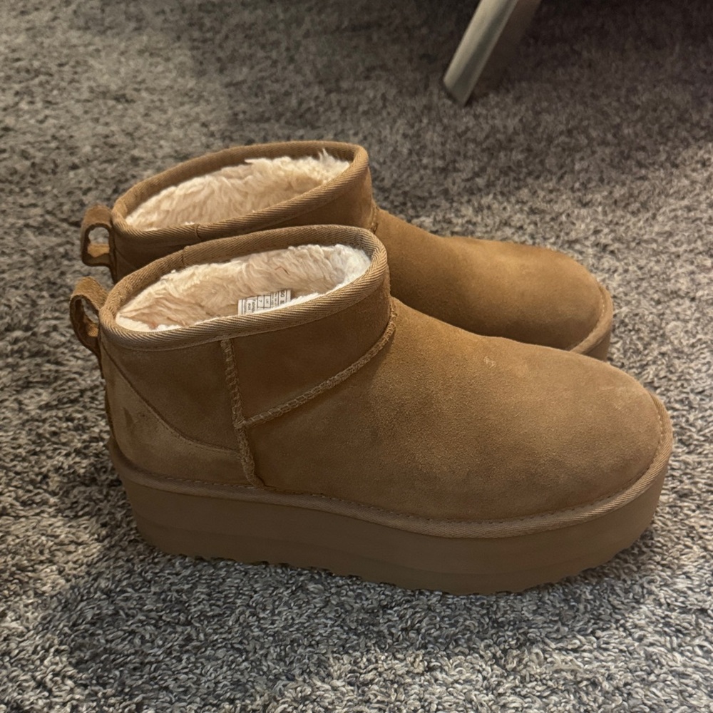 UGG Classic Ultra Mini Platform Chestnut